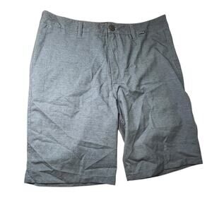 Hurley Boardshorts Blue Black Striped Size 33